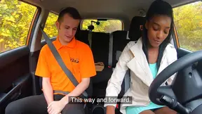 Ebony Beauty Asia Rae Gets Fucked Hard by White Stud Inside Car