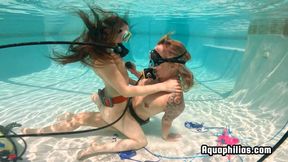 Aquaphilias- Underwater Lesbian Scuba Sex- Kelli Curtis Natasha Ty- Hot Girl-Girl Pool Fetish