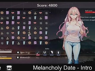 Melancholy Date - Intro &lpar;free game itchio&rpar; Puzzle&comma; match 3