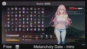 Melancholy Date - Intro &lpar;free game itchio&rpar; Puzzle&comma; match 3