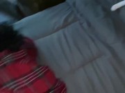 Black girl sucks gets fucked by Daddy's BWC, full video