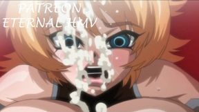 Four guys gangbang two slutty girls in a wild orgy