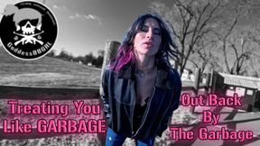 I HATE You - GoddessBBGRL humiliates you in the parking lot by the dumpster (Femdom JOI) - 720p