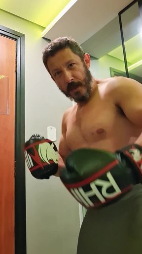 Gouine Wrestler - POV Muscle Worship Training Session
