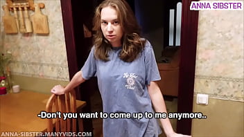 Skinny college babe turned on by roommate's big dick