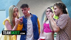 Double DP Frat Party Teaser - Julia's Wild Night