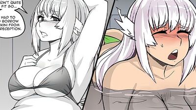 Watch these kinky anime chicks with big tits and ass get extra-curvy with a hardcoreweightlifting mechanic in a kinky comic