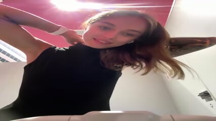 She is amazingly young, beautiful and graceful and she shows us her teenage tits.