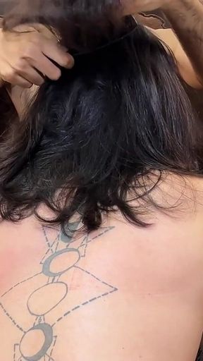 Long Hair Worship & Sensory Brushing by Male Hands