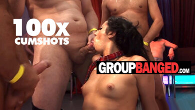 Best of Bukkake, Spitroast, Cum covered, and Facial by GroupBanged