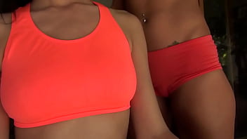Sweaty Lesbian Workout (Full lesbian porn movie)