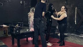 Dominatrix Mistress April - Three Slave with One Whip Part Five