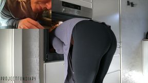 Unprotected housewife stuck n getting fuck