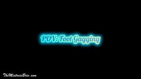 POV: Foot Gagging