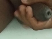 Cum in the bathroom 2