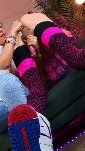 Prostate cock milking for hot and horny sissy twink   Clip 2