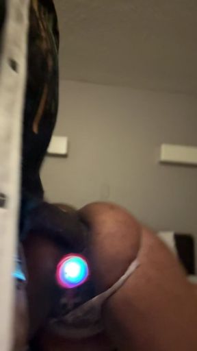 Subscribe now flashlight in her pussy dick in her ass