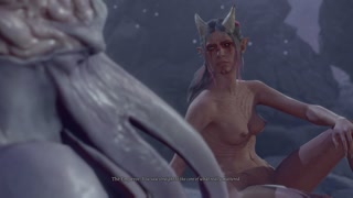 The Emperor Sex Scene with Tiefling Tav (Mind Flayer Form) Baldur's Gate 3 (BG3)