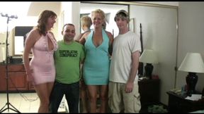 Young Neighboors Frank Amd Lee Foursome With Double Dee And Hottie Wife Tracy! (1 of 5 mp4 sd)