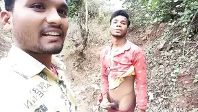 Exploring The Jungle, He Slowly Masturbates And Enjoys Noon-Time Passion In The Forest