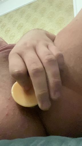 Male Anal Masturbation with a Rubber Penis and Vibrator