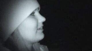 Slender 19 yo licked out inside night vision