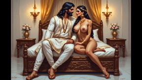 Indian married housewife tamil aunty in hotel room with teen boys threesome rough sex