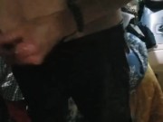 HOT LEATHER PANTS ARE THE BEST TO FUCK