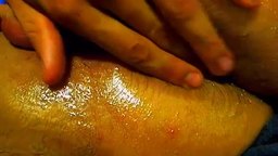 Hunk Oils His Hole for You and Jerks
