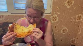 Eating and Big Belly Fetish, Burping, Farting