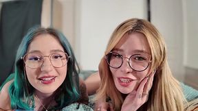 Tranny, Girl, Guy - French Threesome POV