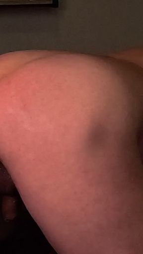 Long and thick dildo doggy style fuck   Clip 1