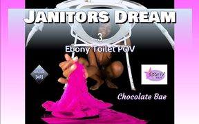 Janitors Dream Vol. 3 - Extreme Ebony Squirting Toilet POV