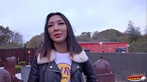 GERMAN SCOUT - THAI TEEN KITTY AUS FLENSBURG BEI ECHTEN STRASSEN CASTING GEFICKT