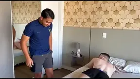 I GAVE MY FRIEND A MASSAGE AFTER THE GYM