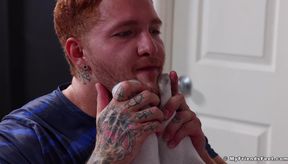 Jeremiah Worships Heath Size 12 Feet Before Fucking It