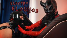 Electro blowjob with Demon's cock