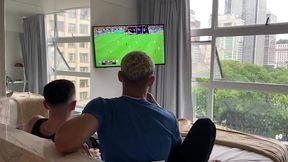 galopei no colo do meu amigo depois de apostar que meu time ganharia mas perdeu.