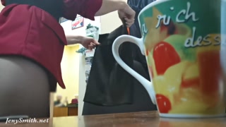 I've got a job. Jeny Smith gets naked at her new job.&nbsp;