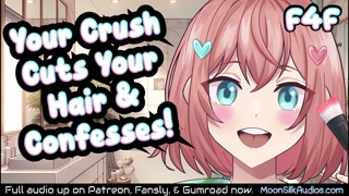 [F4F] Tomboy Bestie Cuts Your Hair [Best Friends to Lovers] Part 2!