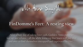 FinDomme's Feet: A resting view