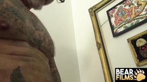 ”BEARFILMS Alex Tikas & Julian Torres Wild Threesome Sex”