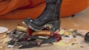 Cake crushing on Drone remains