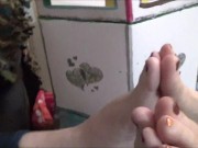 4 Sexxxy Feet 2 BBW's and 2 minutes of Foot Heaven Frangelica Sacey Dagon PlanetFunCamp