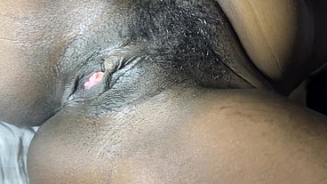 Closeup View of My Ebony Pink Pussy. (JOI/Cum Instruction)