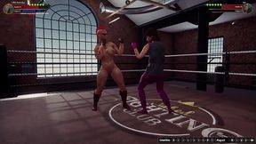 Lillith Redwing VS Kai (Naked Fighter 3D)