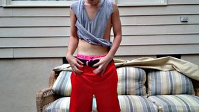 Amateur Stroking In The Sunlight