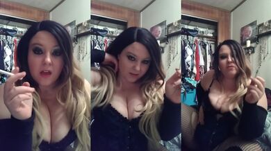 Smoking stepsister seduces her brother Matt