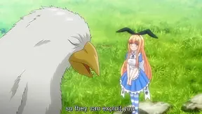 Fairy Tale Game of Tag 2 - Alice is fucked by the pervy caterpillar