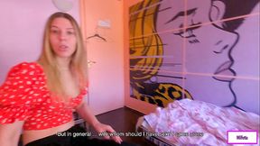 Experienced hoste hostel scammed a hard-to-get guest into a quick fuck